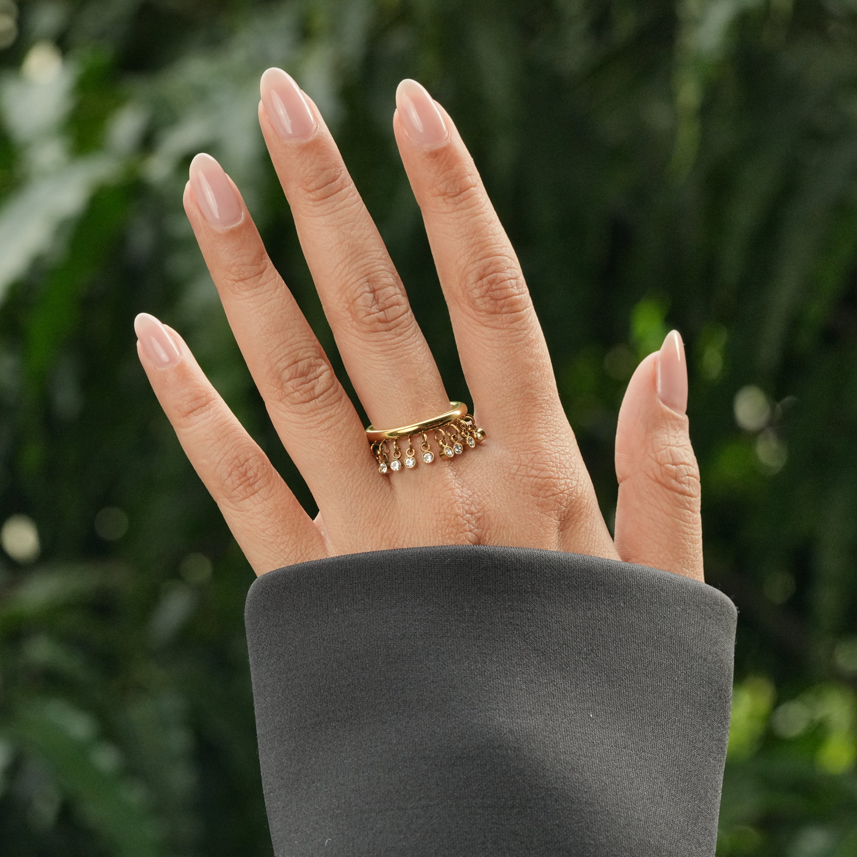 Charm Drop Ring