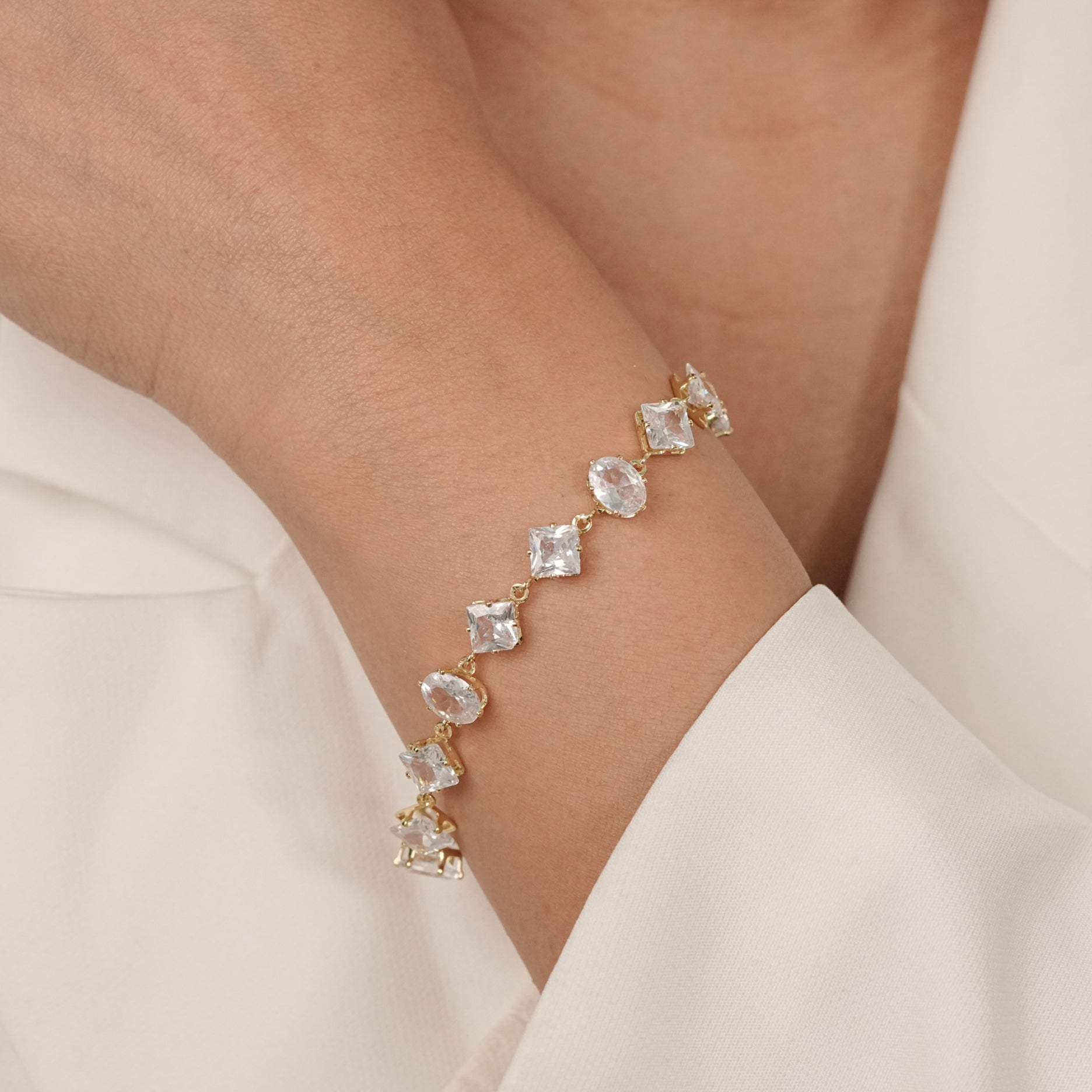 Crystal Gemstone Bracelet