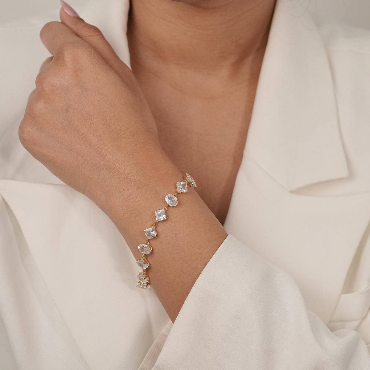 Crystal Gemstone Bracelet