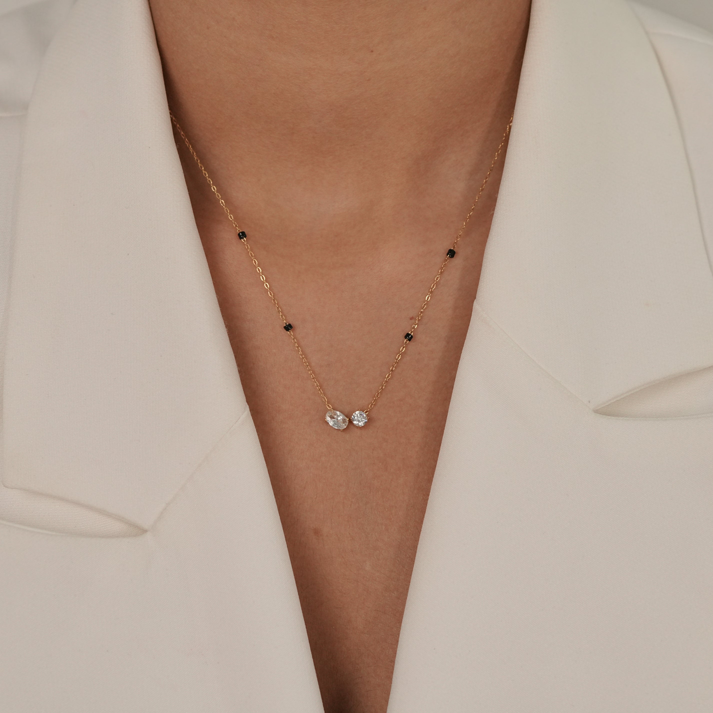 Double Stone Mangalsutra