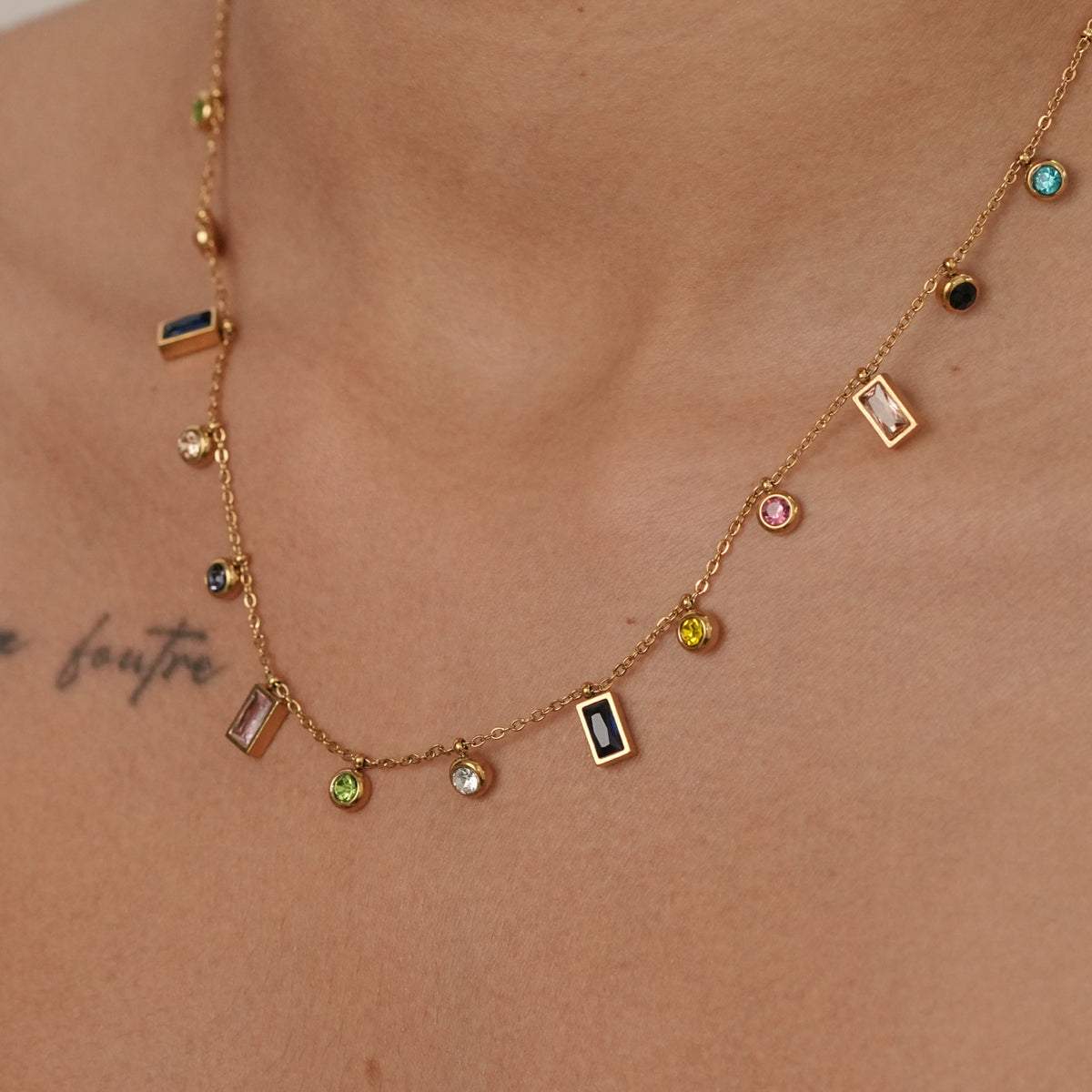Colorful Stones Necklace