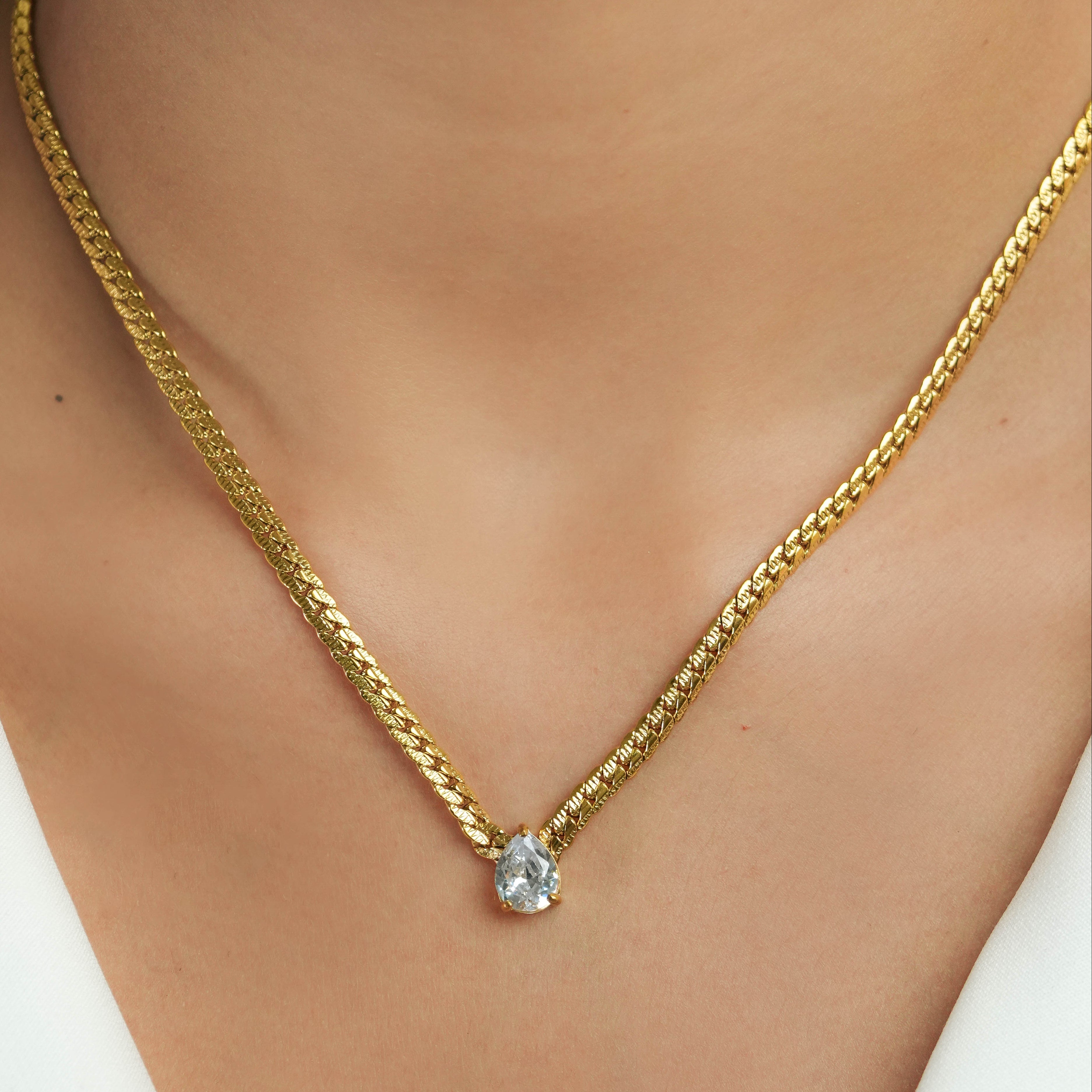 Cuban Drop Necklace