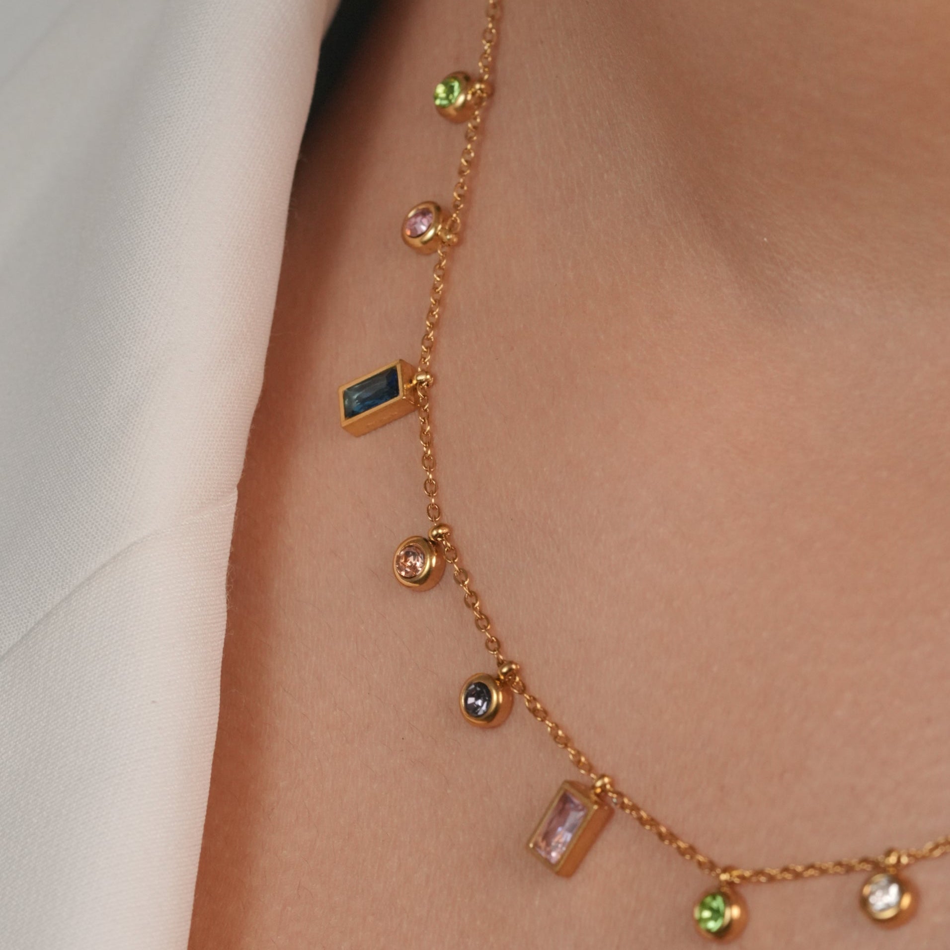 Colorful Stones Necklace