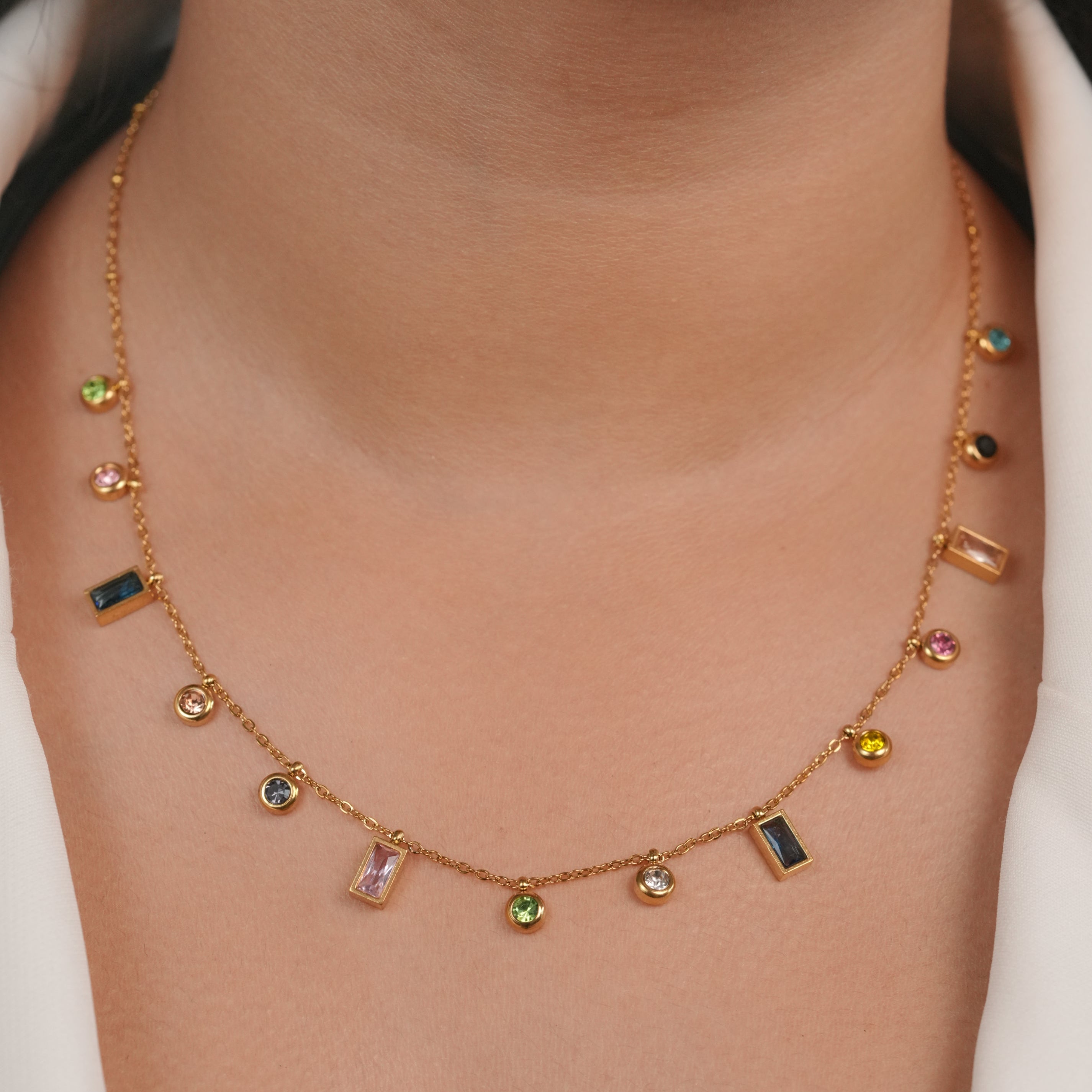 Colorful Stones Necklace