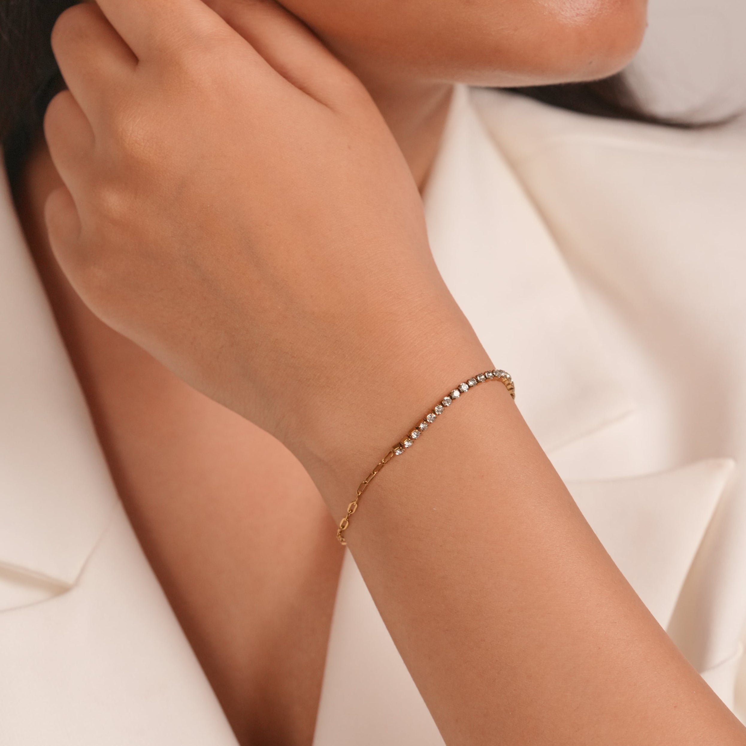 Crystal Link Bracelet