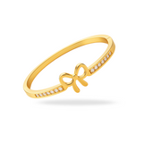 BOWTIFUL BANGLE (SMALL WRIST) - 18K GOLD-PLATED