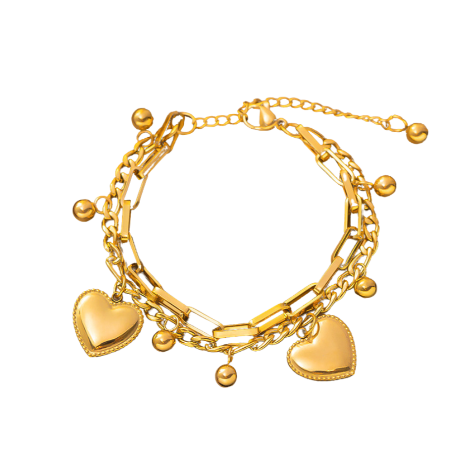 Heart Drop Bracelet
