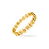 BLOOM BANGLE (SMALL WRIST) - 18K GOLD-PLATED