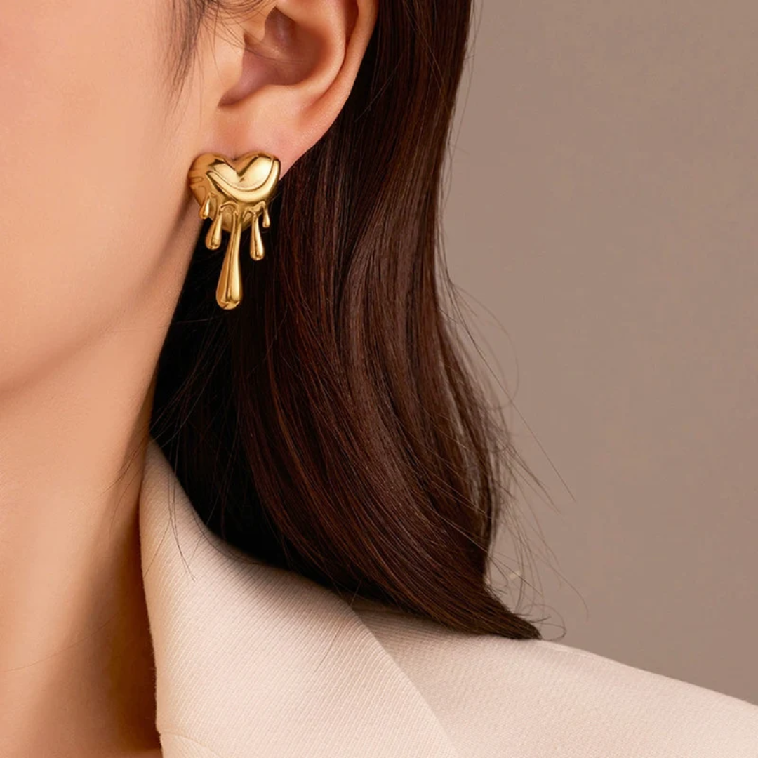 Molten Heart Earrings