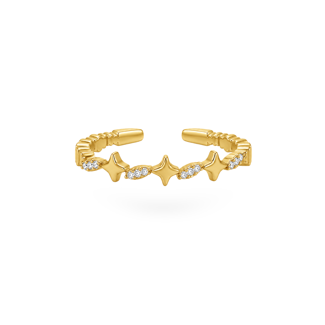 Starlit Adjustable Ring