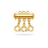 ANTI-TANGLE 3 NECKLACE CONNECTOR - 18K GOLD-PLATED