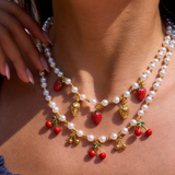 JUICY SUMMER NECKLACE - 18K GOLD-PLATED