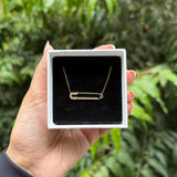 PIN NECKLACE - 18K GOLD-PLATED