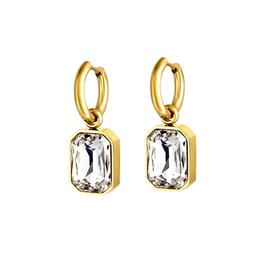 Royal Blanc Drop Earrings