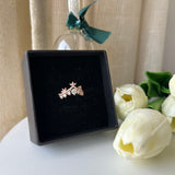 DAINT ROSE GOLD RING - Fine Silver