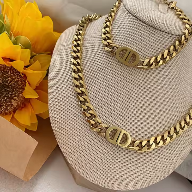 J'ADORE NECKLACE - 18K Gold-Plated