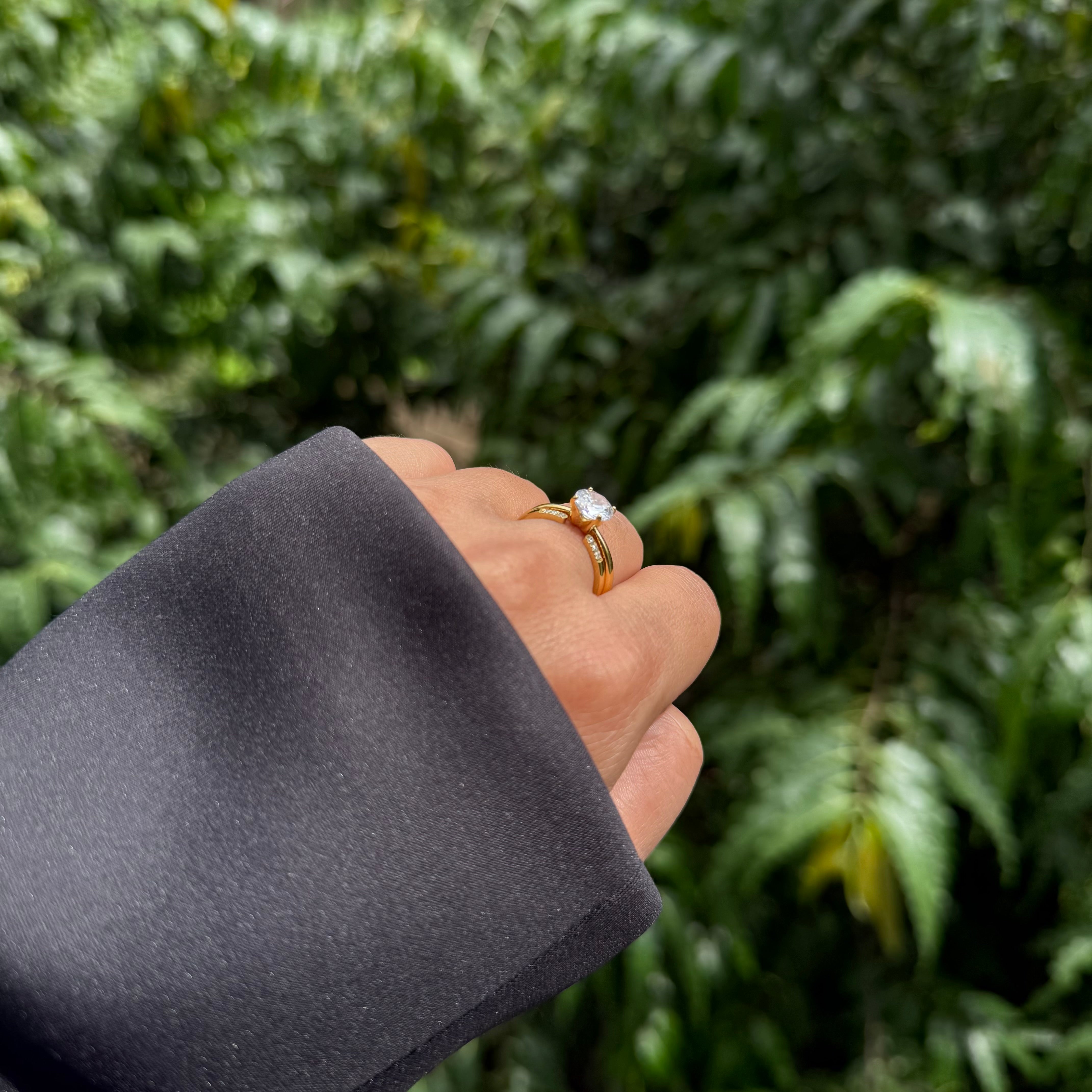 Open Pave Stack Ring