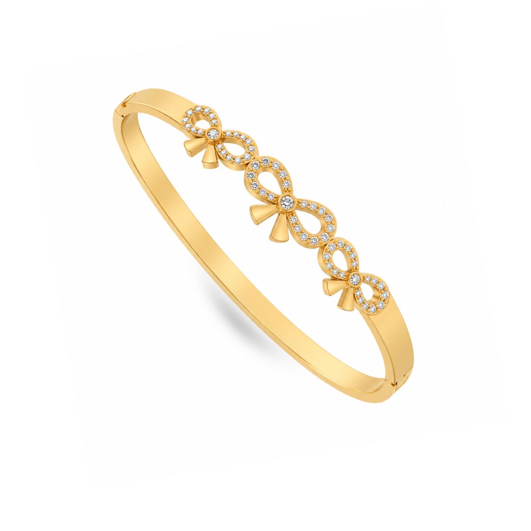Triple Bow Bangle