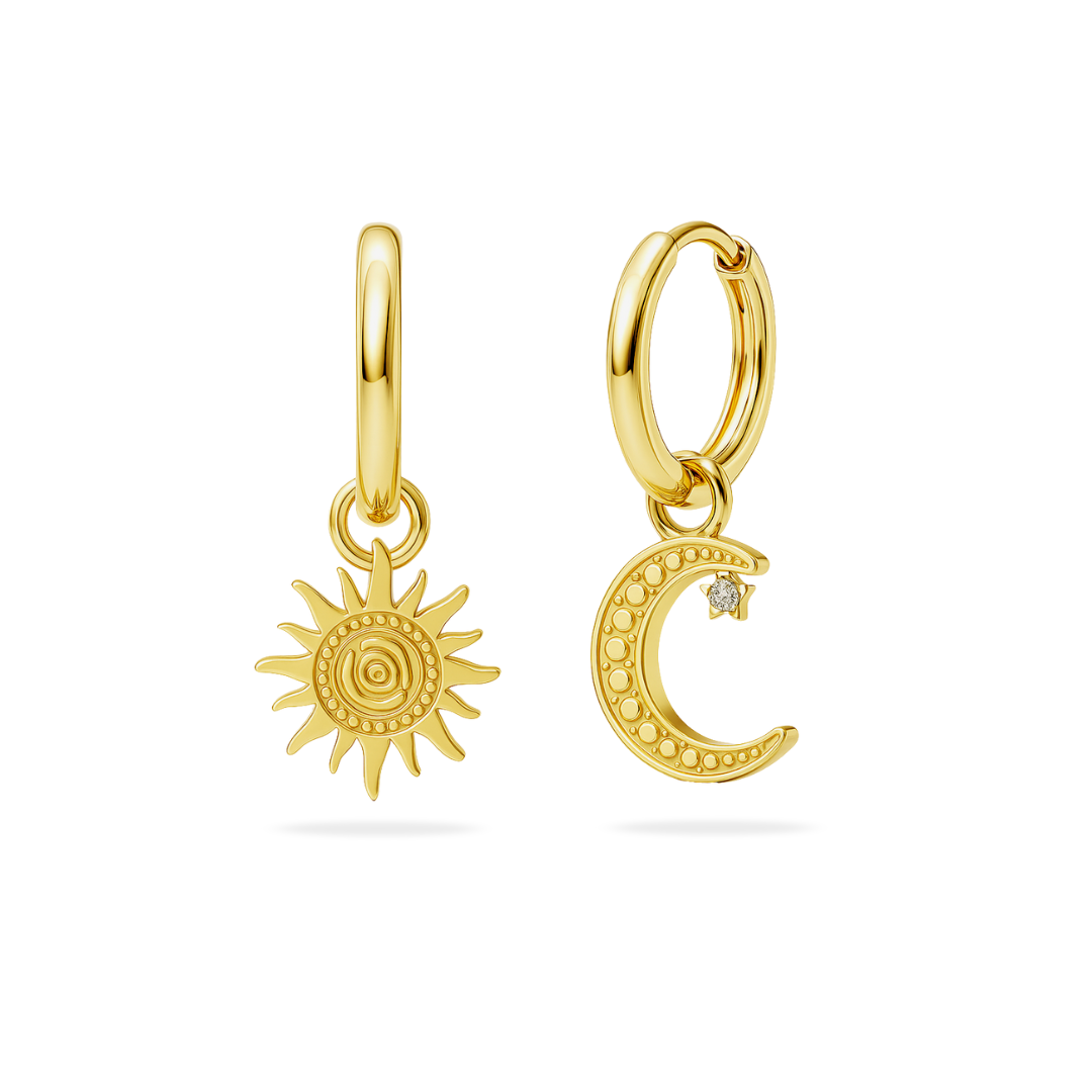 Sun & Moon Earrings