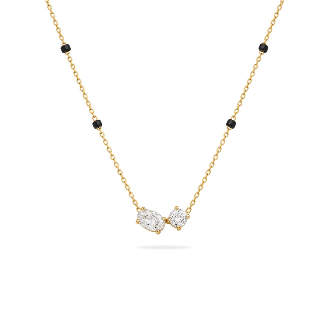 Double Stone Mangalsutra