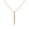Multistone Lariat Necklace