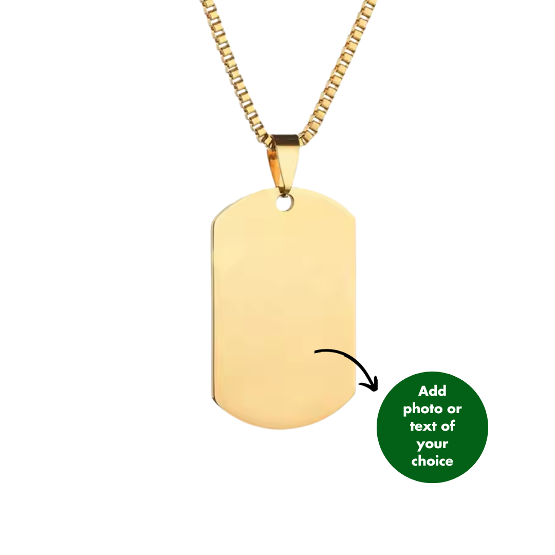 Personalised Dog Tag Necklace