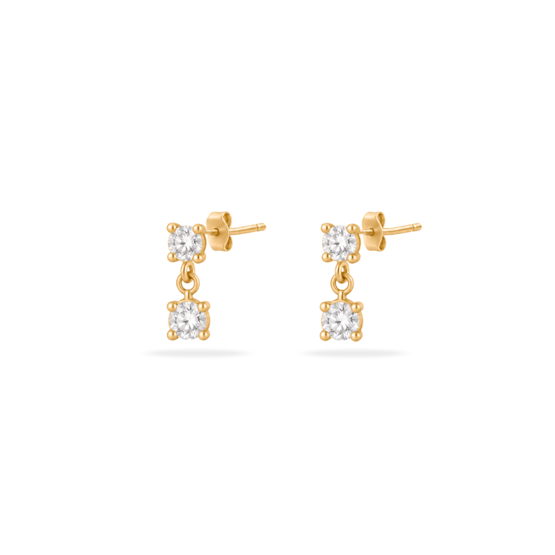 Dainty Crystal Drop Earrings