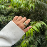 CARABINER RING SET - 18K GOLD-PLATED