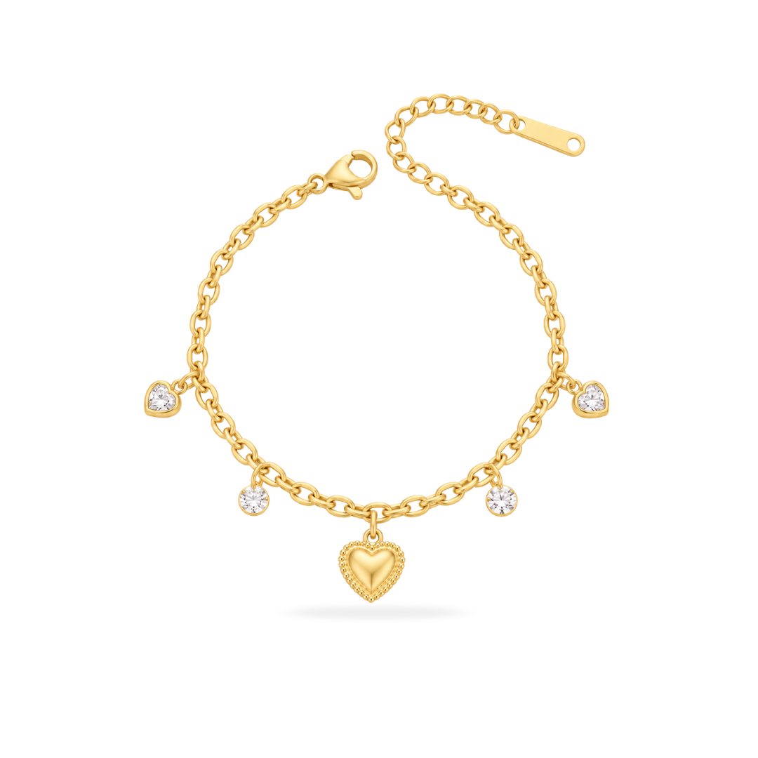 Amora Crystal Link Bracelet