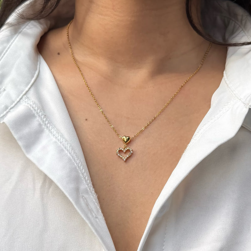 LOVELINK NECKLACE - 18K GOLD-PLATED
