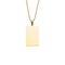 Personalised Rectangle Necklace