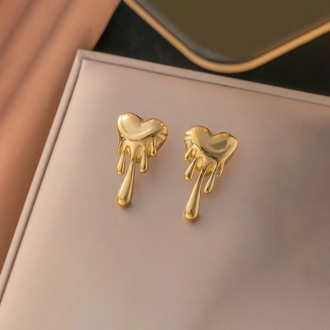 Molten Heart Earrings