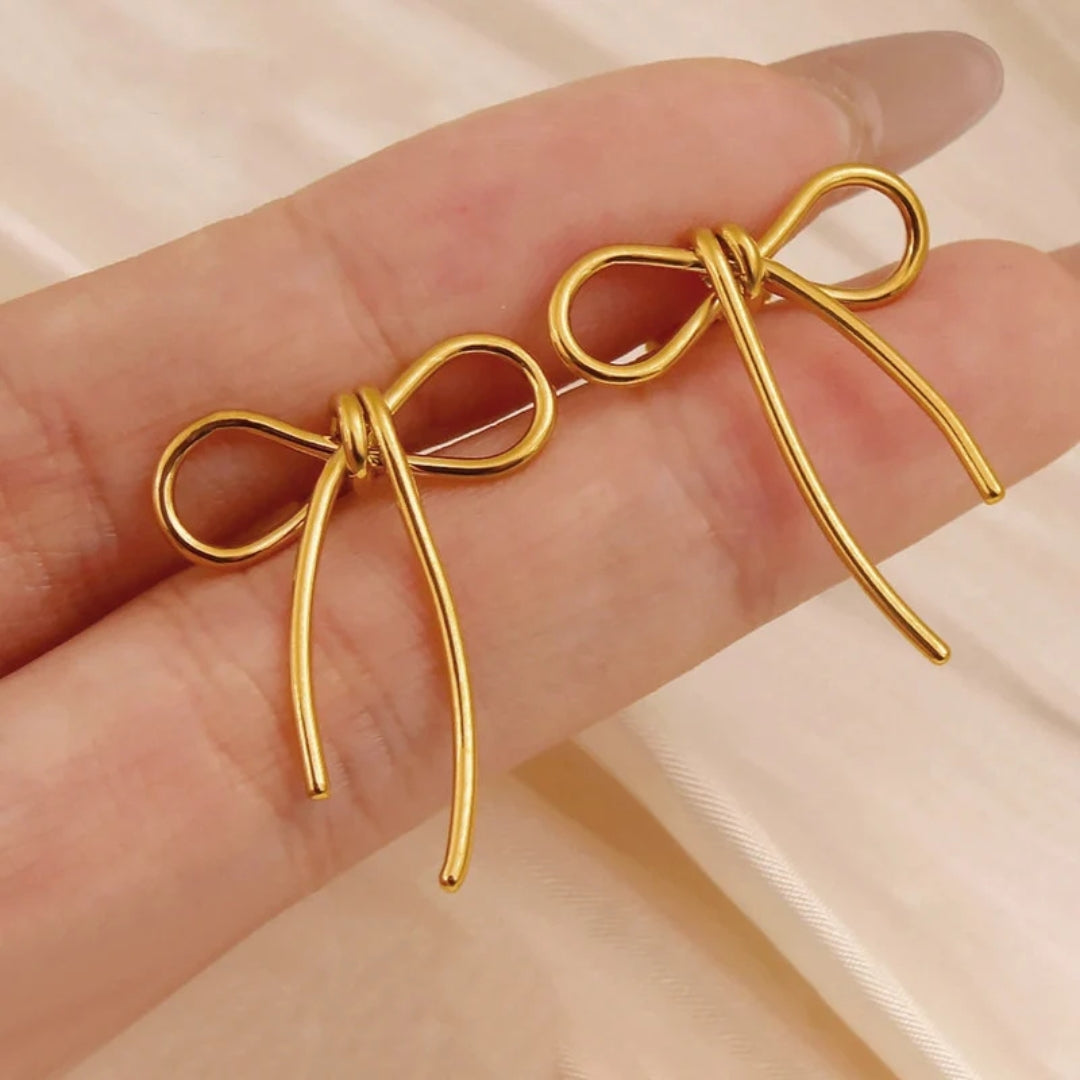 Paris Bow Earrings