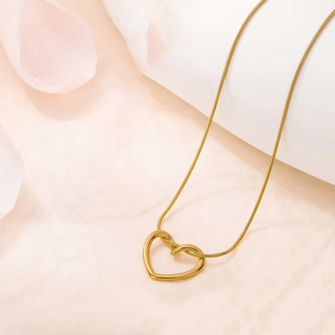 Heart Rope Necklace