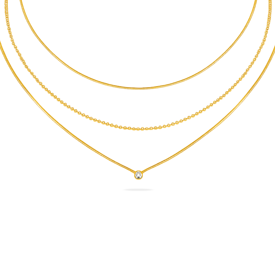 Luna Triple Layer Necklace