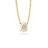 OVAL NECKLACE - 18K GOLD-PLATED