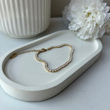 TENNIS ANKLET (3MM) - 18K GOLD-PLATED