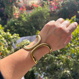 BUTTERFLY CHUNKY CUFF - 18K GOLD-PLATED