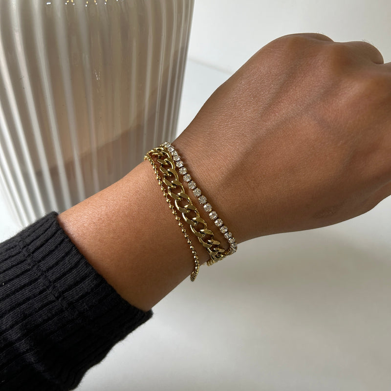 PERFECT BRACELET STACK - 18K GOLD-PLATED