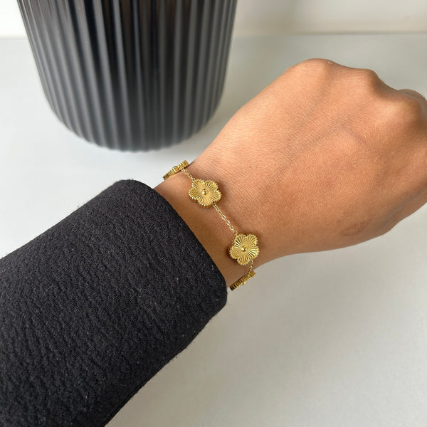 VINTAGE ALHAMBRAH BRACELET - 18K GOLD-PLATED