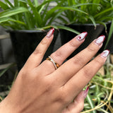 X RING - 18K GOLD-PLATED