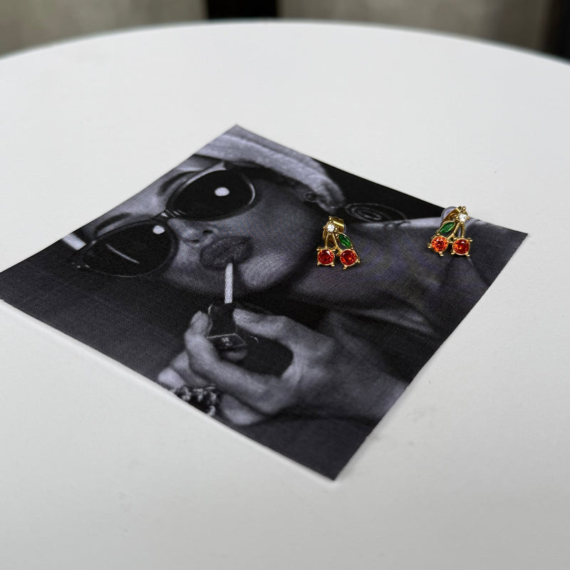 CITRINE BLOOM EARRINGS - 18K GOLD-PLATED