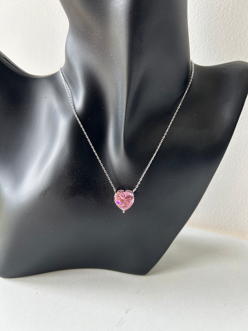 PINK AMOUR NECKLACE - Fine Silver no