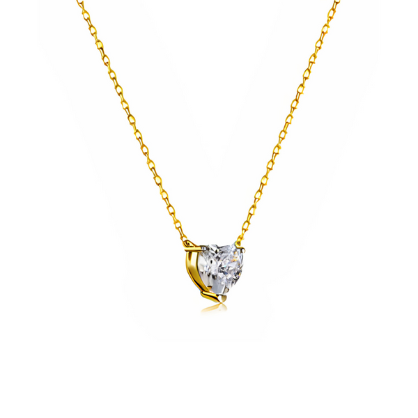 HEARTFELT NECKLACE - 18K GOLD-PLATED