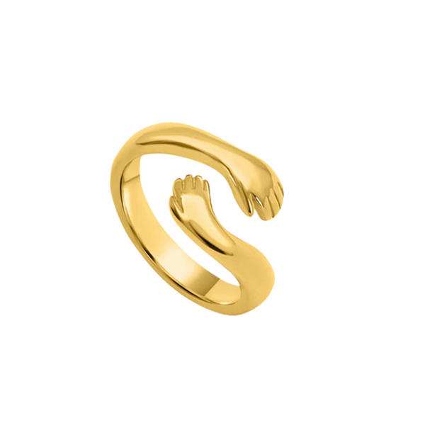 HUG RING - 18K GOLD PLATED