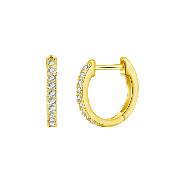 WEAR IT EVERYDAY HOOPS - 18K GOLD PLATED