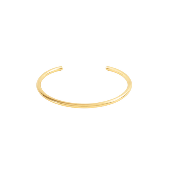 SOLID BRACELET - 18K GOLD-PLATED