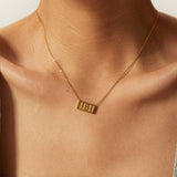 11:11 WISH NECKLACE - 18K GOLD-PLATED