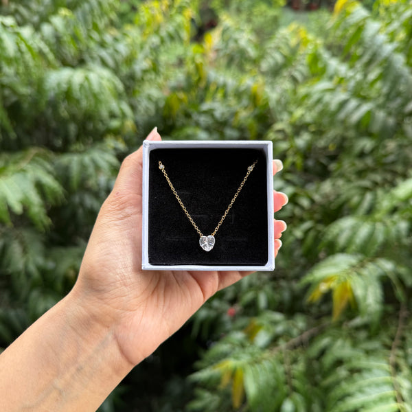 HEARTFELT NECKLACE - 18K GOLD-PLATED