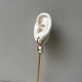 ROYAL BLANC DROP EARRINGS - 18K GOLD-PLATED